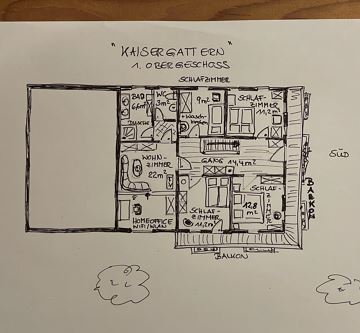 Übersichtsplan Obergeschoss