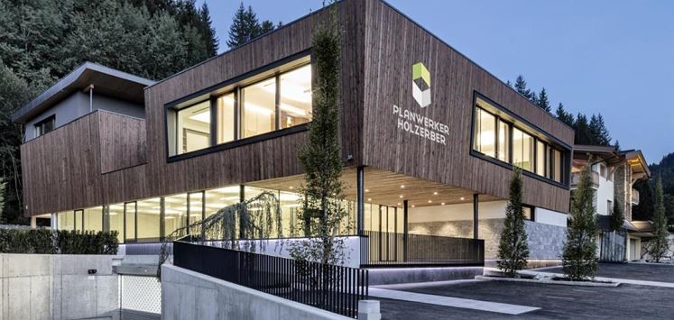 Planwerker Gebäude seitliche Perspektive