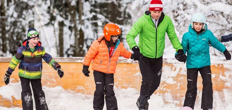 Natural Ice Rink Going